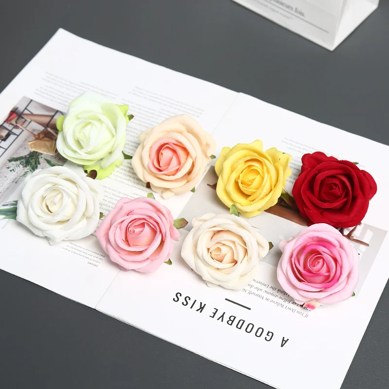 Elegante Seidenrosen-Nadel für dekorative Zwecke