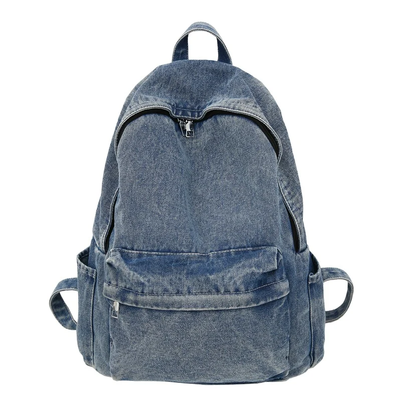 Klassischer Jeans-Schulrucksack
