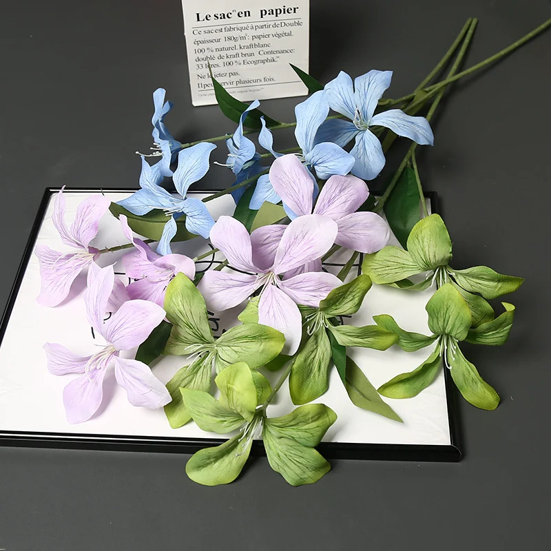 Elegante Kunstorchideen Blütenstiele