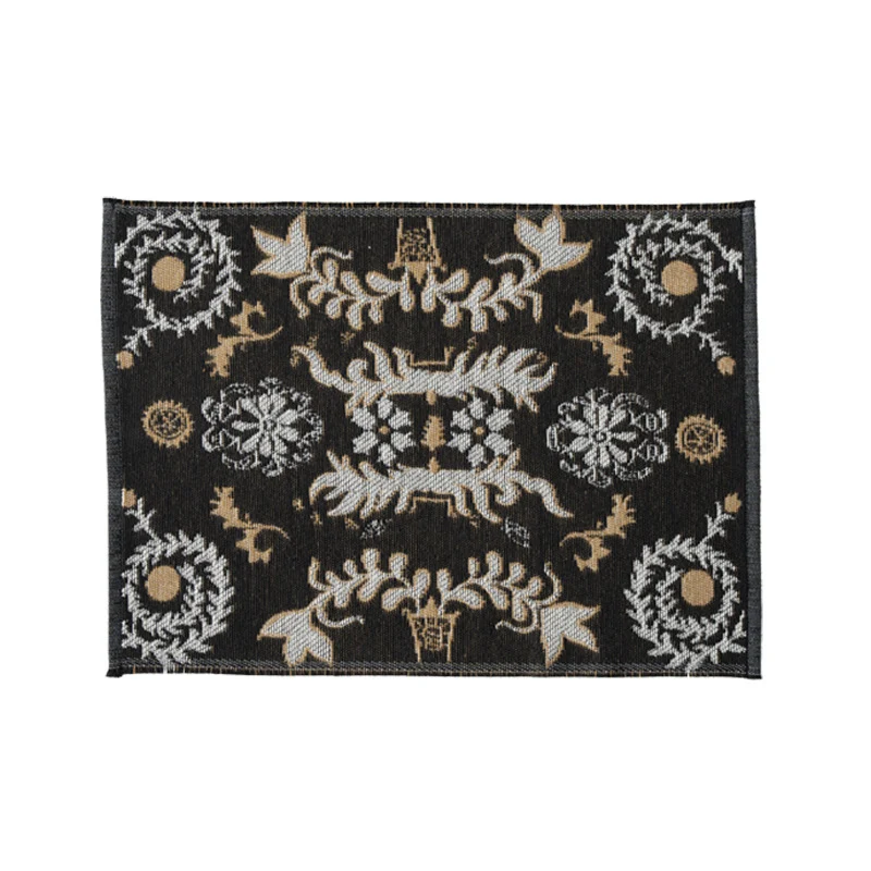 Wendbarer Jacquard-Tuchschal mit ornamentalem Webmuster