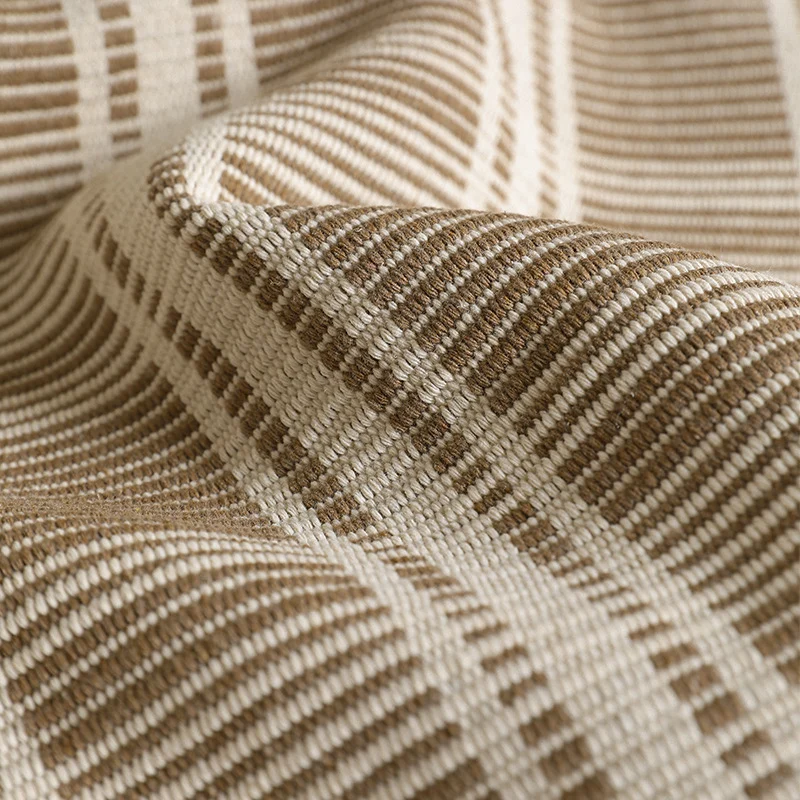 Rutschfeste Sofaüberwurf‑Schutzdecke mit Armlehnenansatz und Plaid‑Webstruktur