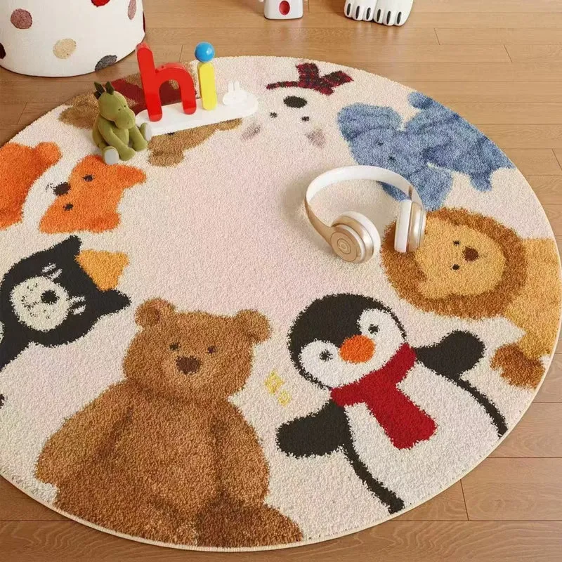 Cartoon-Themed Plüsch-Teppich für die Wohnkultur