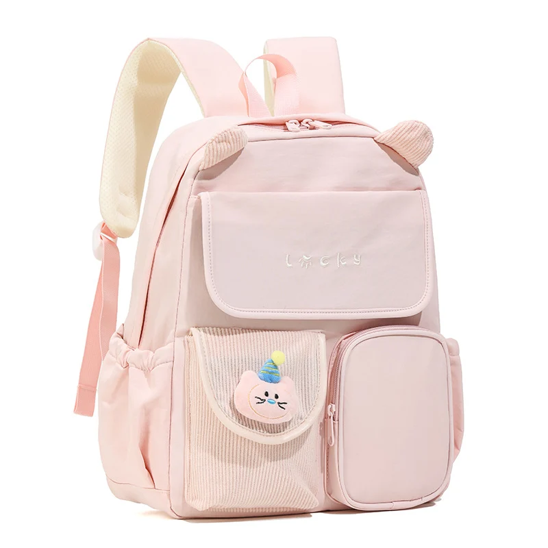 Niedlicher Plüsch-Schulrucksack mit Charakter-Design