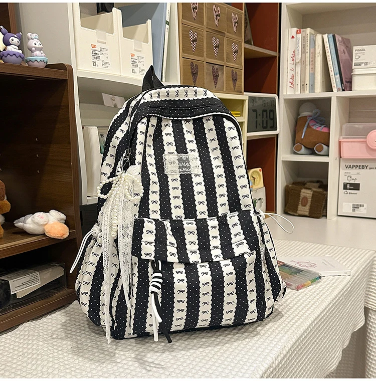 Schulrucksack mit Katrin-Muster