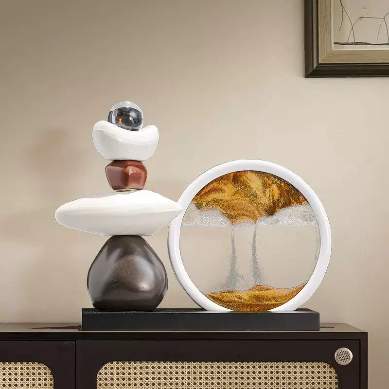 Moderne künstlerische geometrische Skulptur
