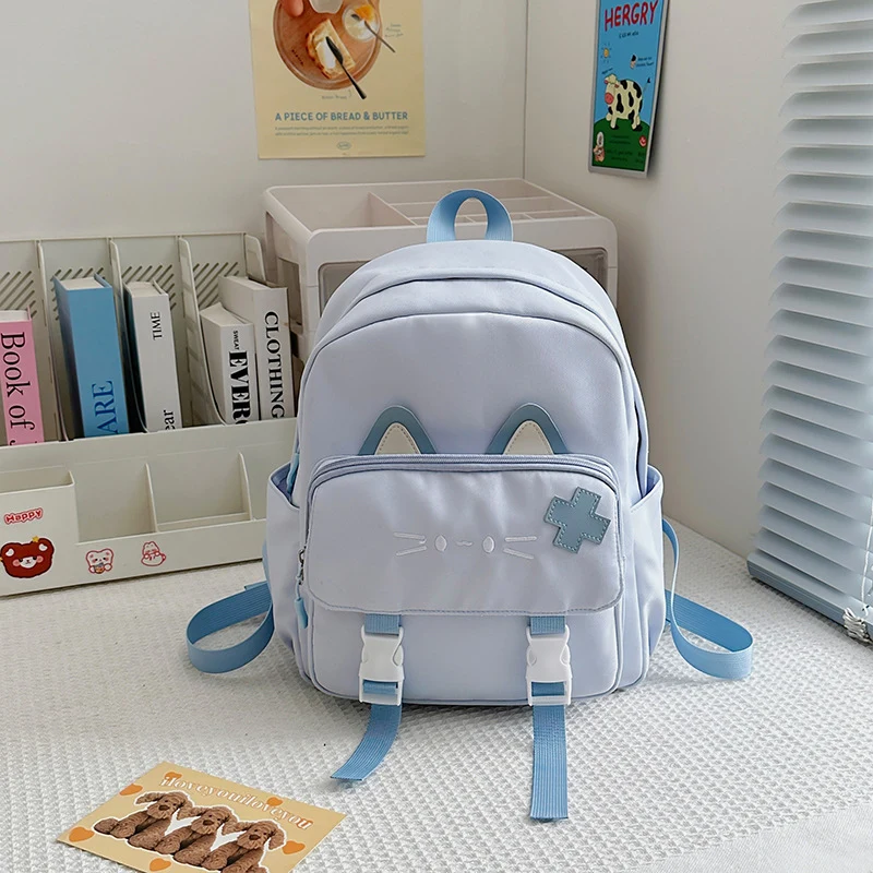Schulrucksack mit süßem Katzenohr-Design