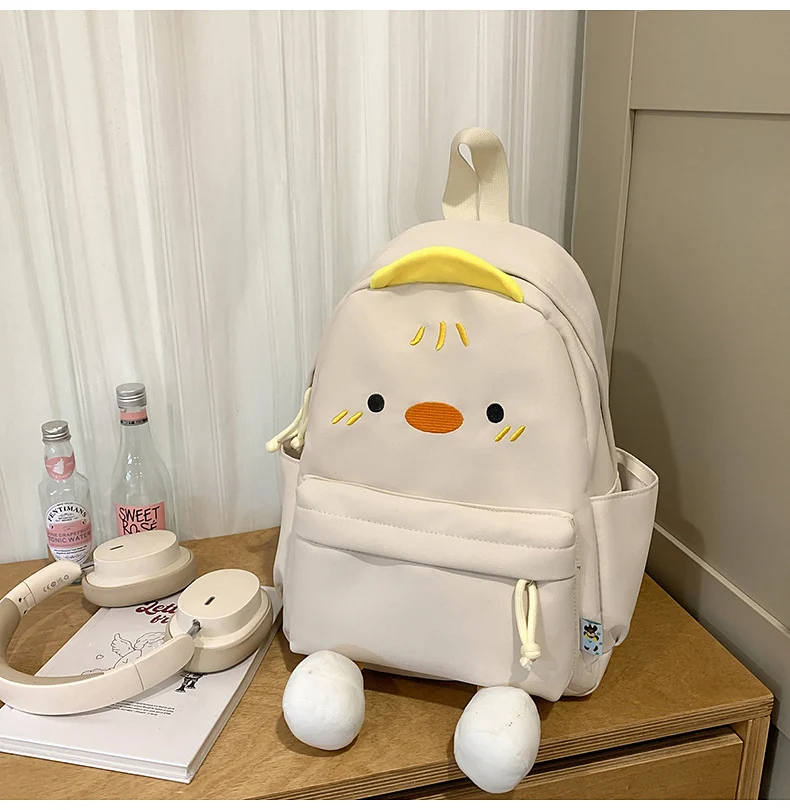 Unvergesslicher Schulrucksack mit Cartoon-Charakter