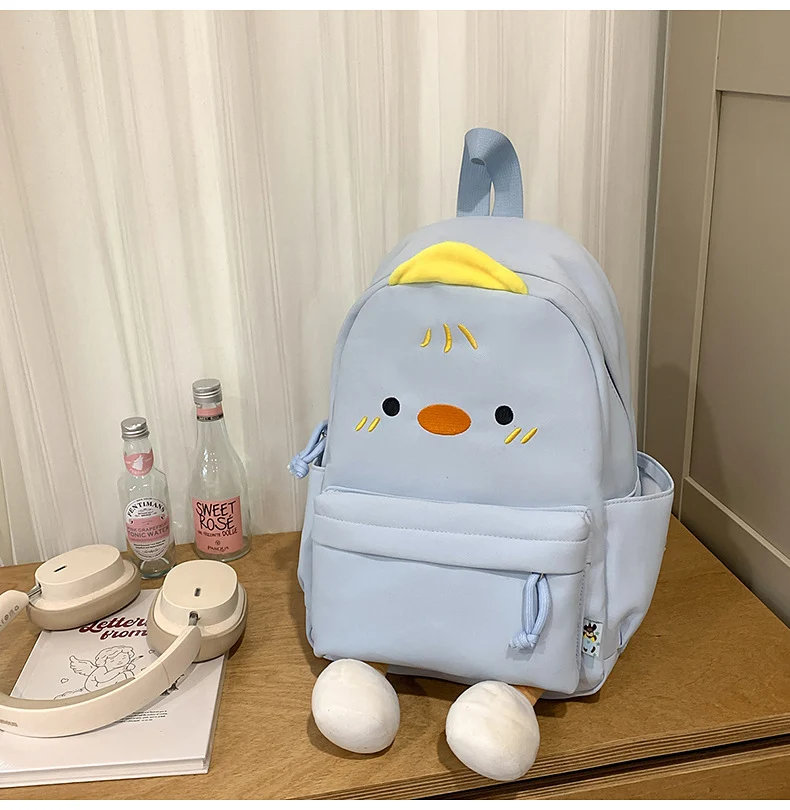 Unvergesslicher Schulrucksack mit Cartoon-Charakter