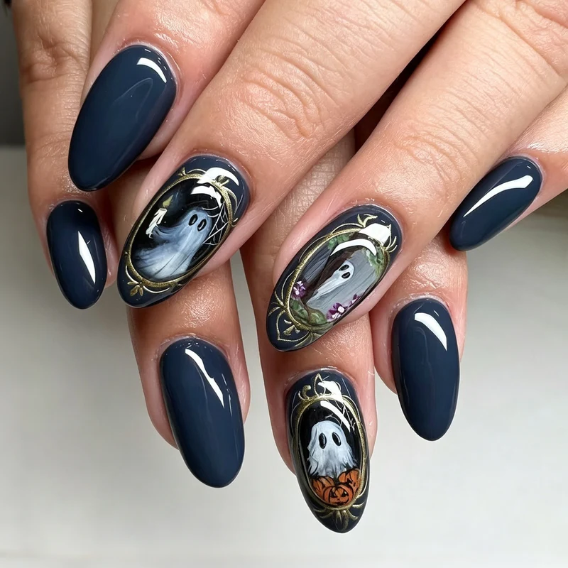 Gothic-inspirierte Press-On-Nagelset