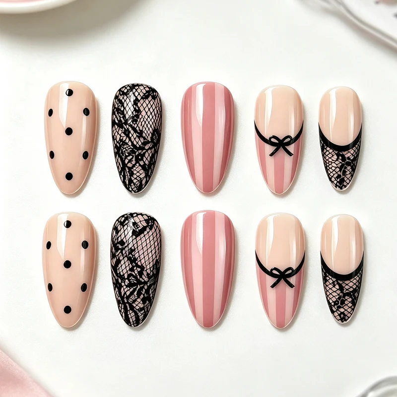 Glamourös Nagelkunst