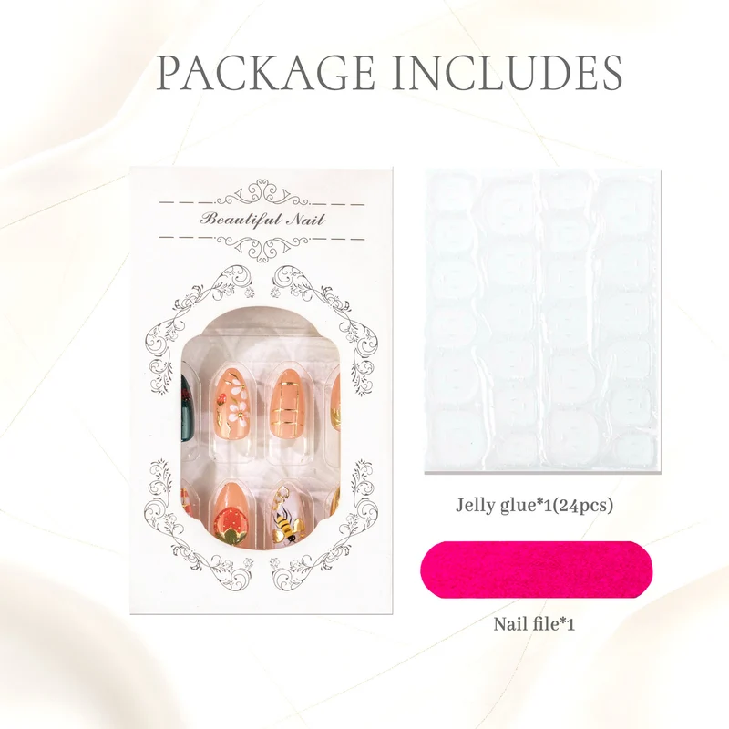 Festliche saisonale Nagel-Wraps
