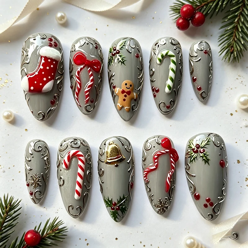 Festliche Nagelkunst