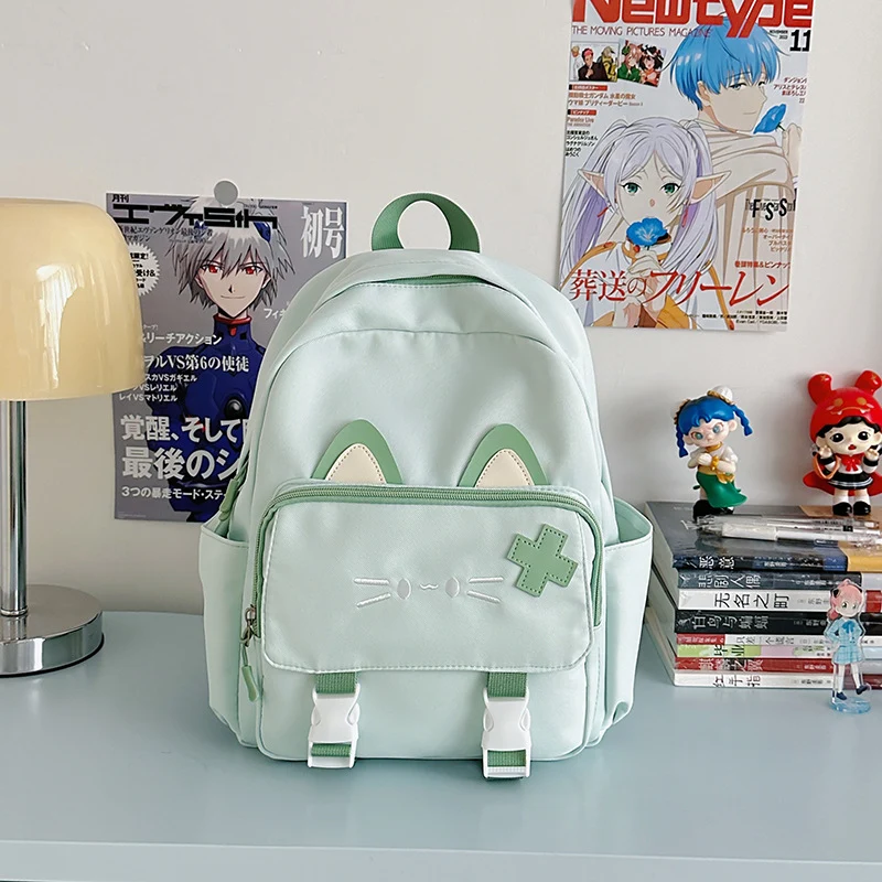 Niedlicher Schulrucksack mit Katzenohren