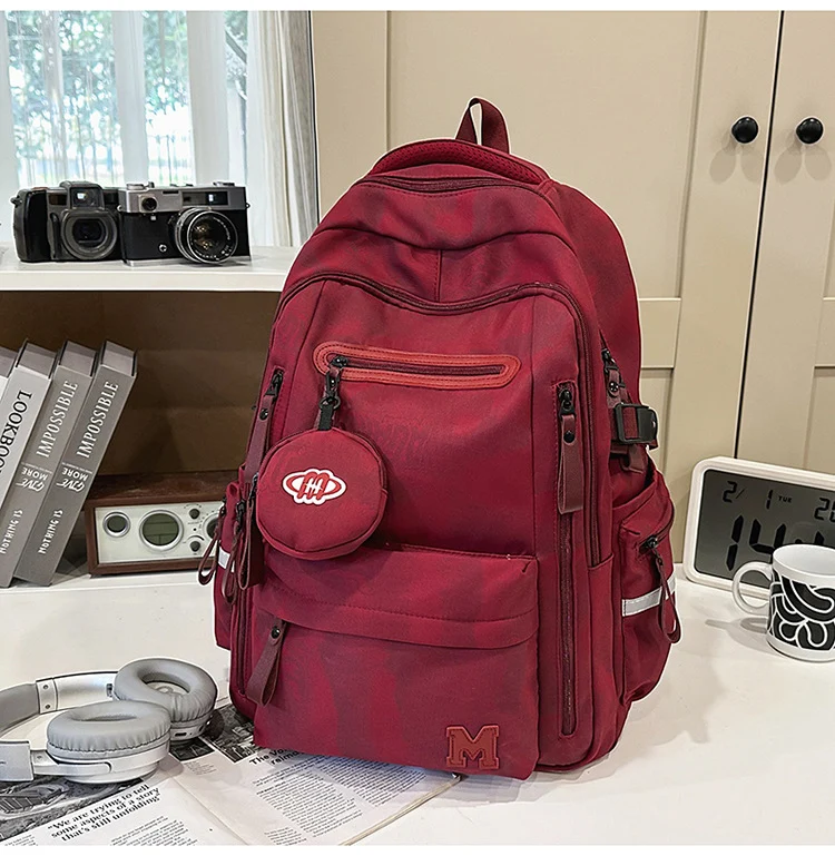 Schulrucksack mit hoher Kapazität und vielen Taschen