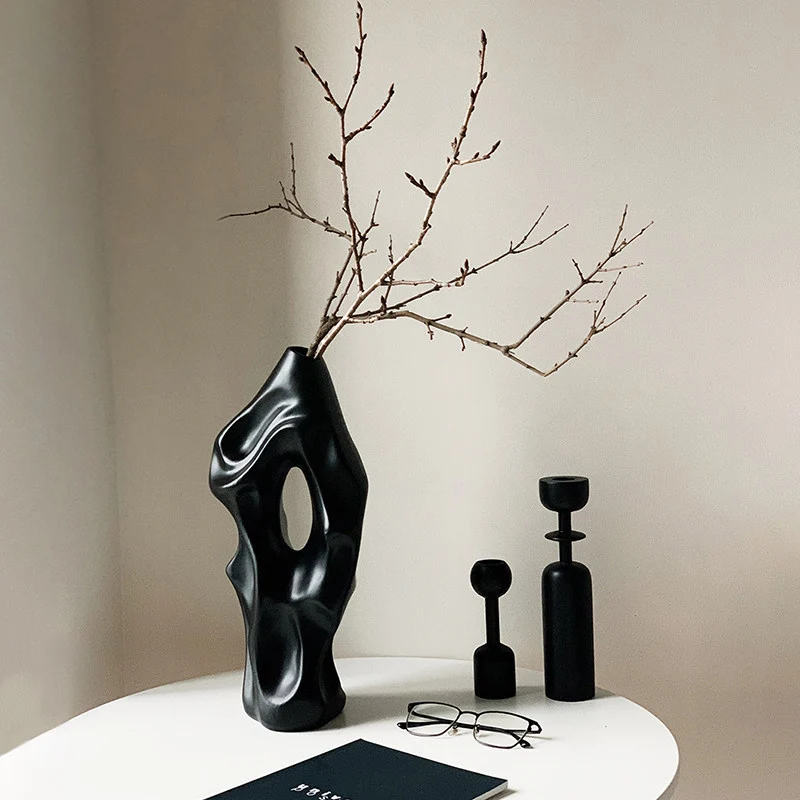 Abstracte Kunst Dekorative Vase für Wohnkultur