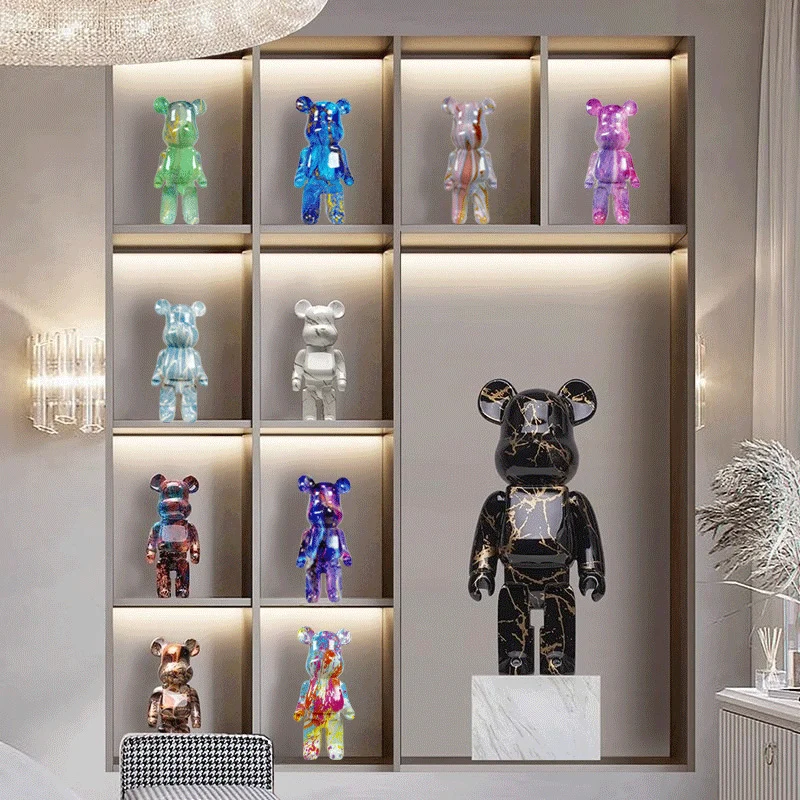 Abstrakte Kunst Bärenfigur für die Hausdekoration