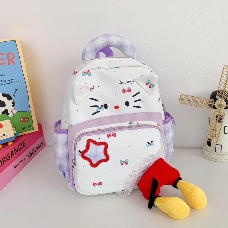 Entzückender Mini-Schulranzen für Kinder mit Charakterdesign