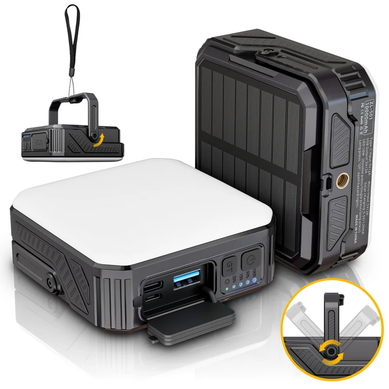Tragbare Solar-Powerbank Skanto