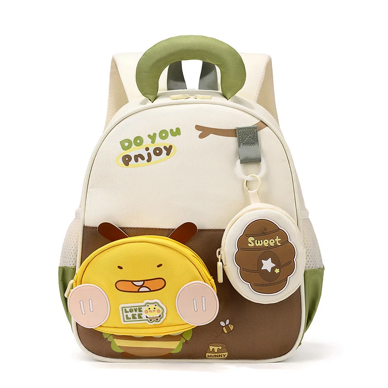 Lustiger Schulrucksack für Kinder mit Charakter-Design