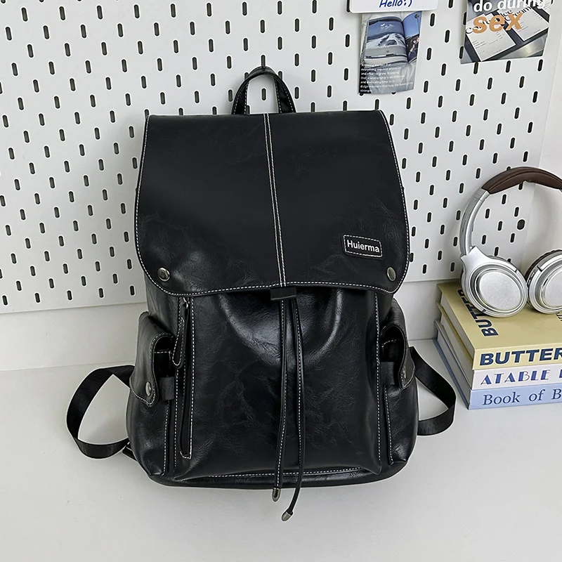 Vintage Leder Freizeitrucksack
