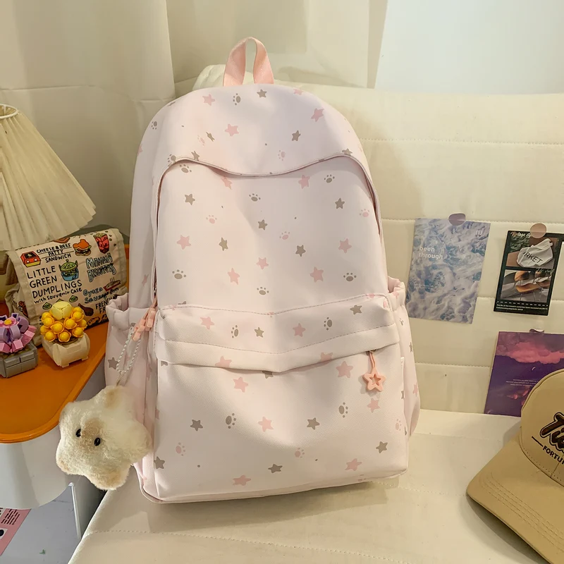 Niedlicher Schulrucksack mit Sternen-Dekor