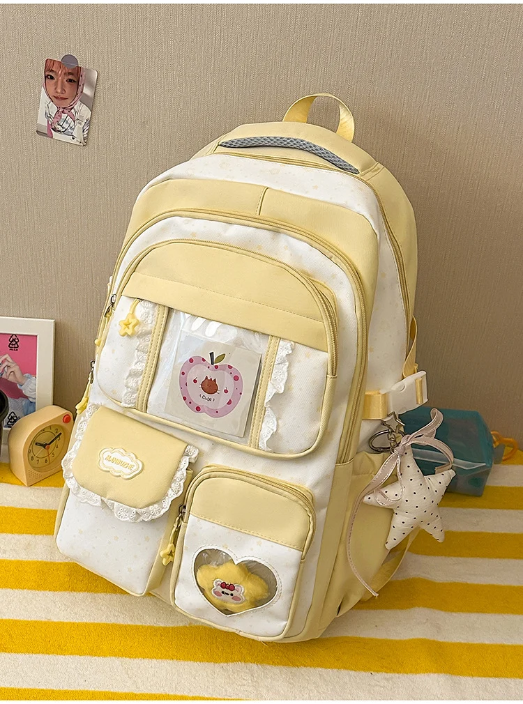 Niedlicher Plüsch-Schulrucksack im Charakter-Design