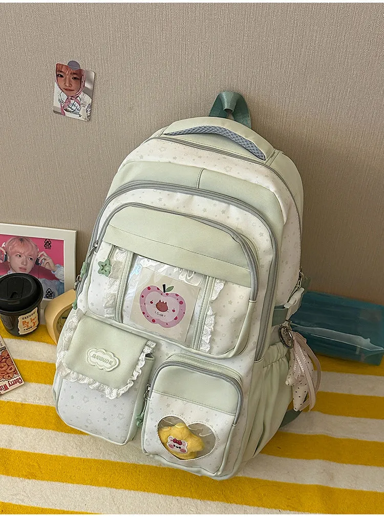 Niedlicher Plüsch-Schulrucksack im Charakter-Design