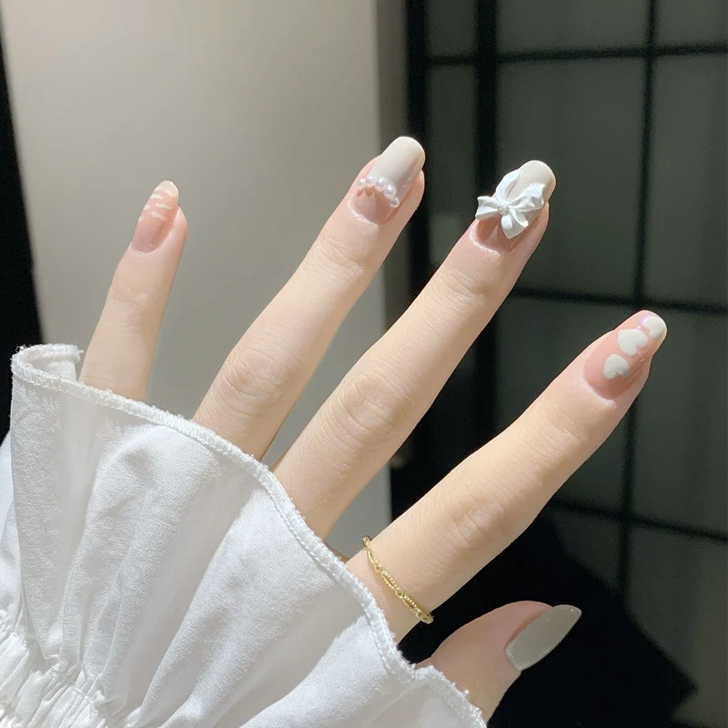 Herz-Themen Press-On Nagelset