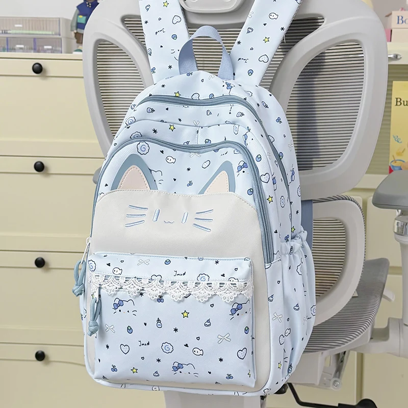 Niedlicher Schulrucksack für Kinder mit Katzenohren