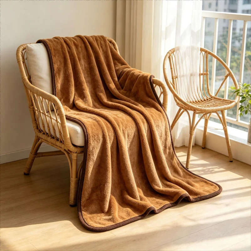 Oversized Weiche Plüschdecke