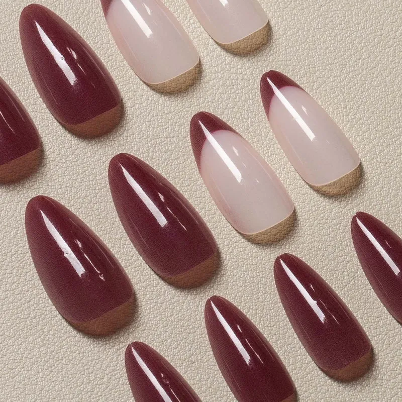 Stunning Künstlerische Press-On Nagel Set