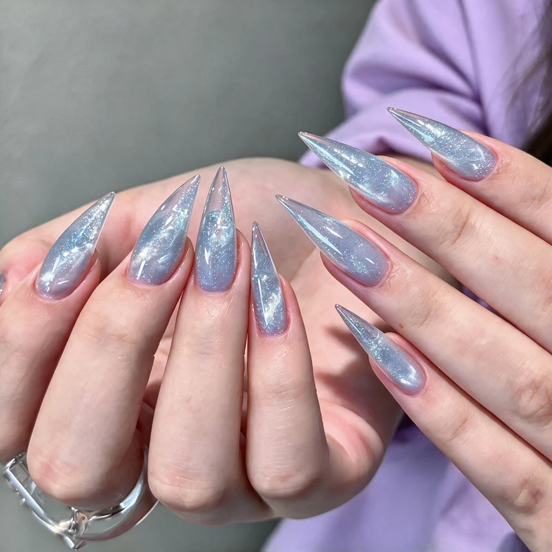 Premium Glitter Gel Nagelspitzen