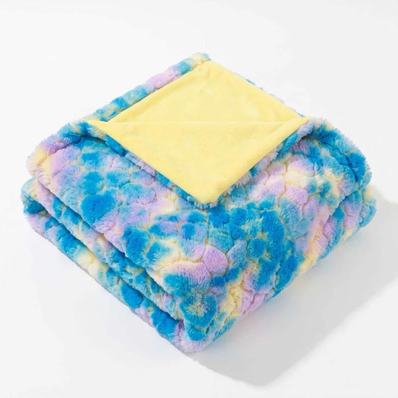 Gemütliche Plüsch-Fleece-Decke