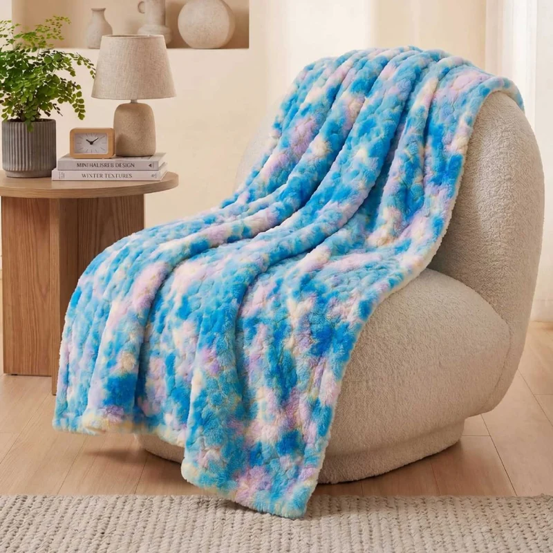 Gemütliche Plüsch-Fleece-Decke