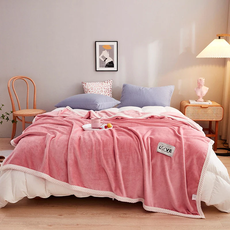 Oversized Samt Wurfdecke