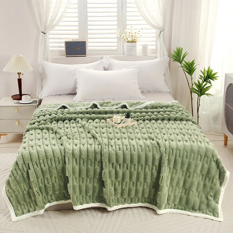 Luxuriöse Texturierte Überwurfdecke