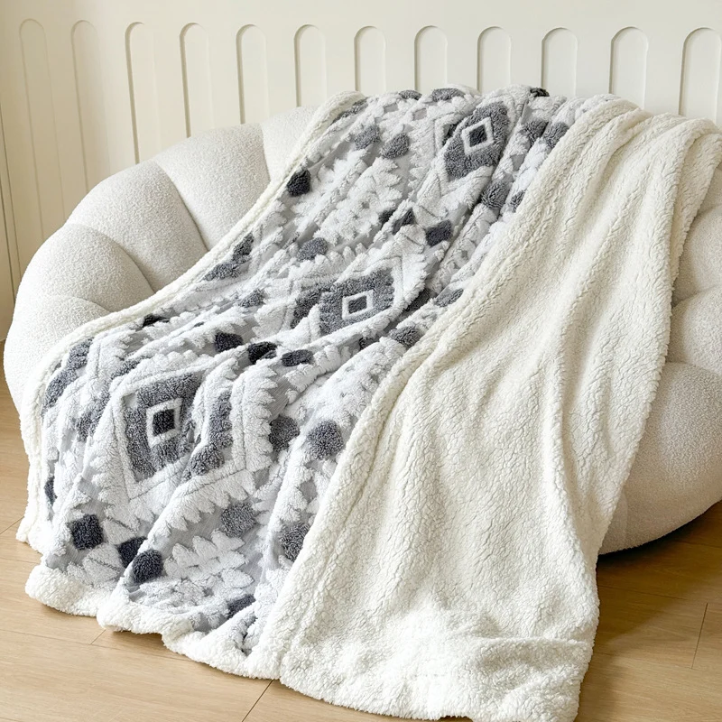 Dekorative Fleece-Wurfdecke