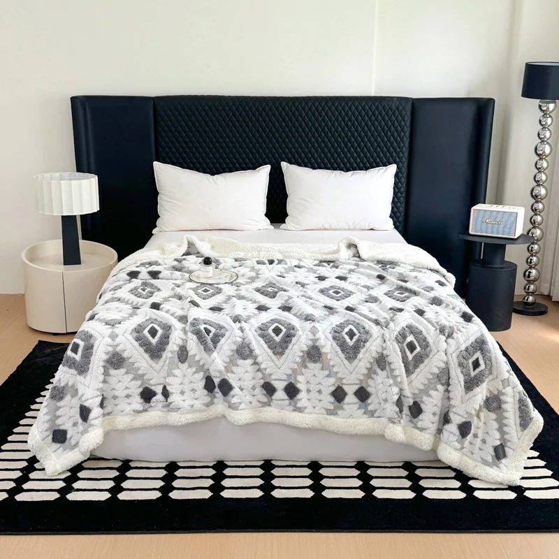 Dekorative Fleece-Wurfdecke