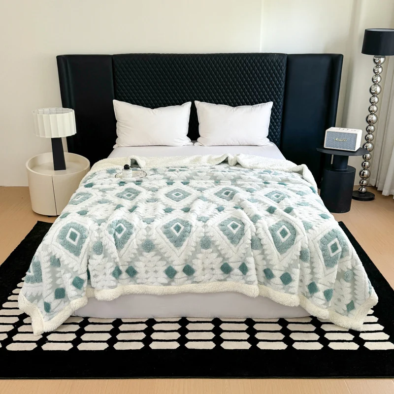 Dekorative Fleece-Wurfdecke