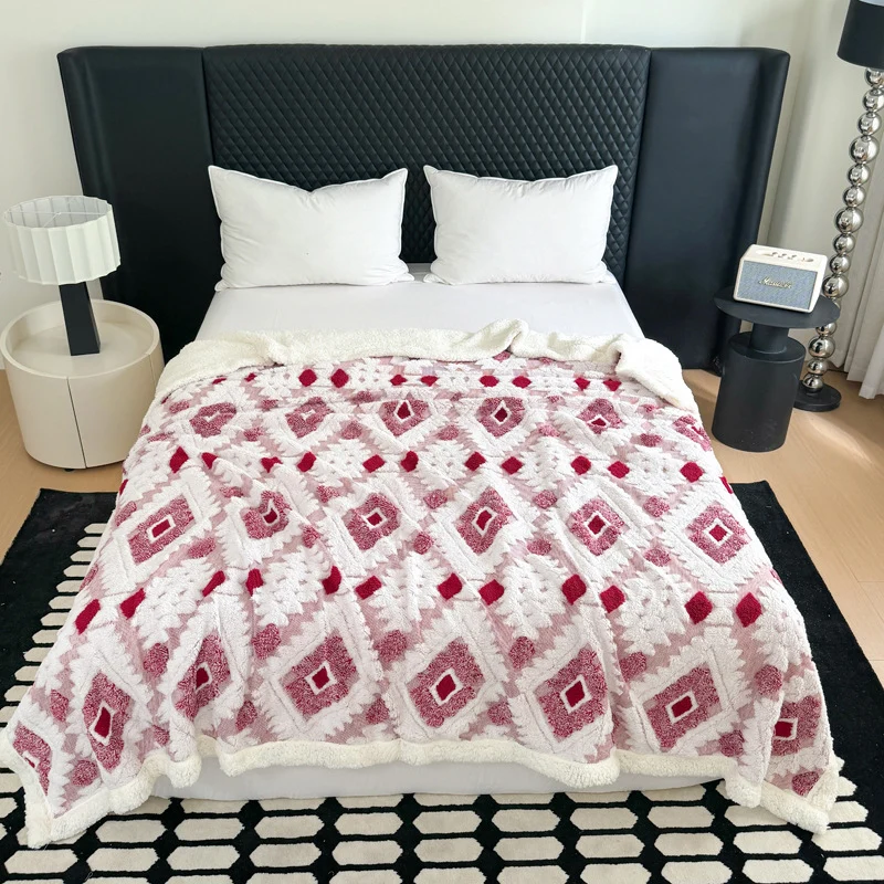 Dekorative Fleece-Wurfdecke