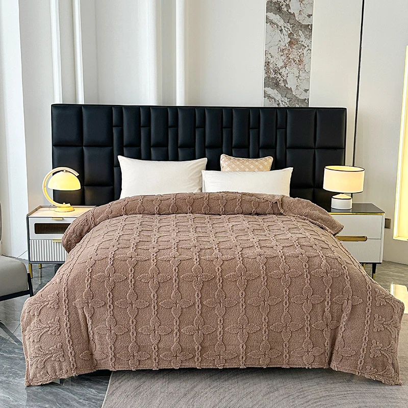 Gemütliche Plüschdecke