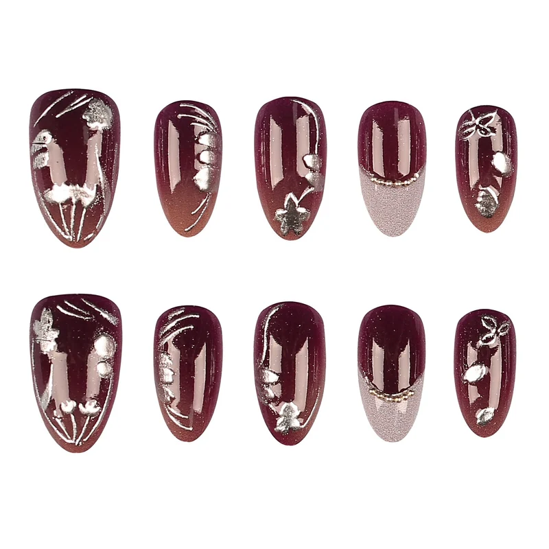 Elegante Press-On Nagelspitzen