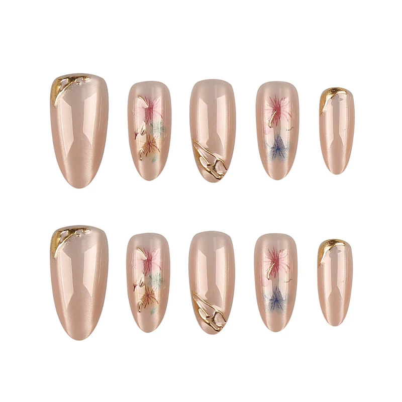 Elegante Künstlerische Press-On Nagelspitzen