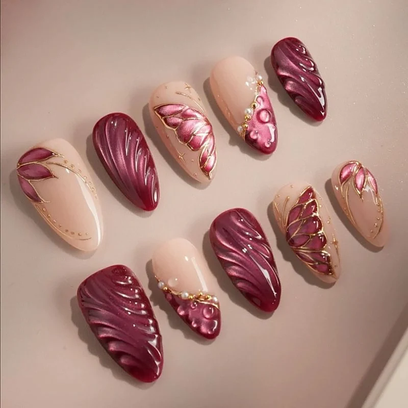 Dekoratives Press-On Nagelkunst Set 1790956157