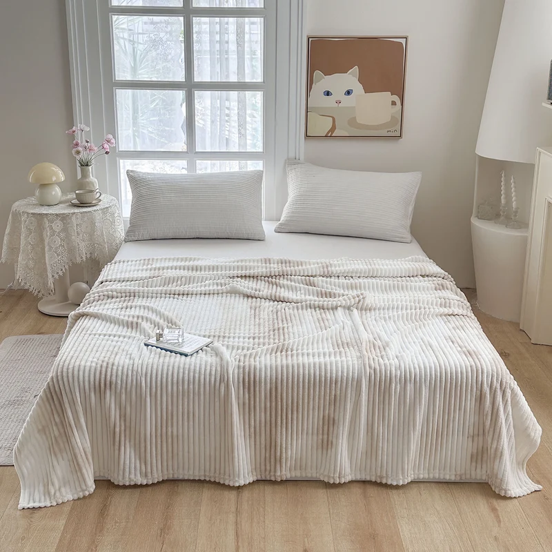 Ultra-weiches gewelltes Plüsch-Decke