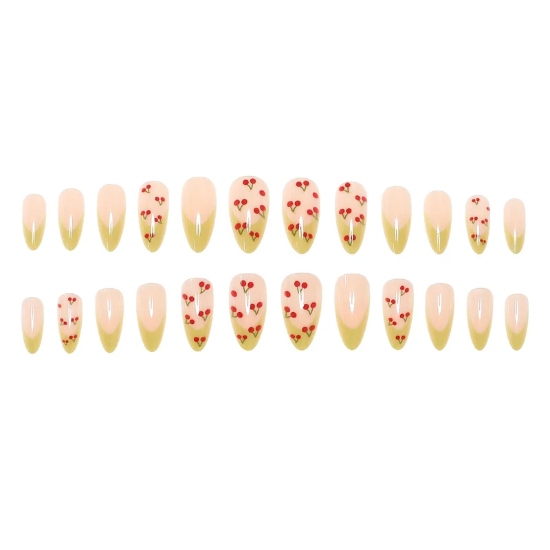 Kirschblüten-Themen Press-On Nagelset