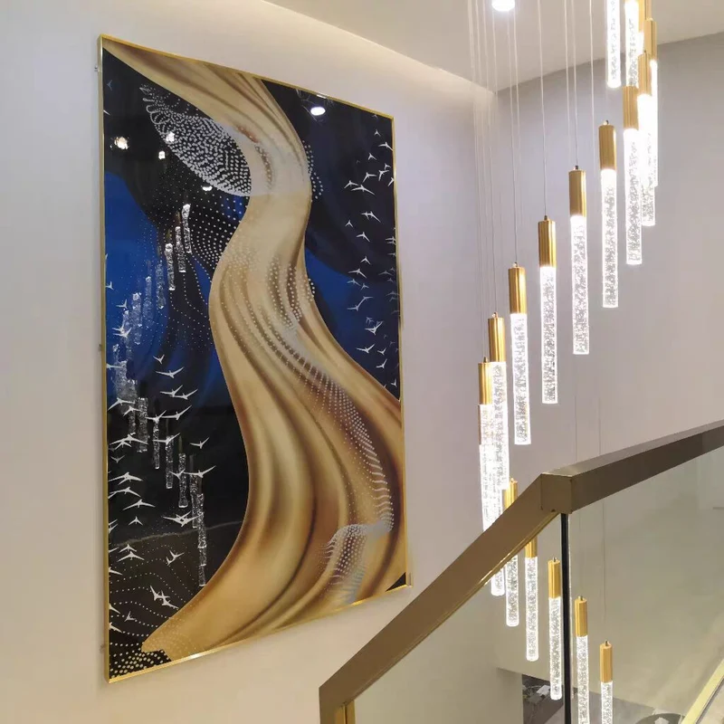 Elegante Kristallpendelleuchte