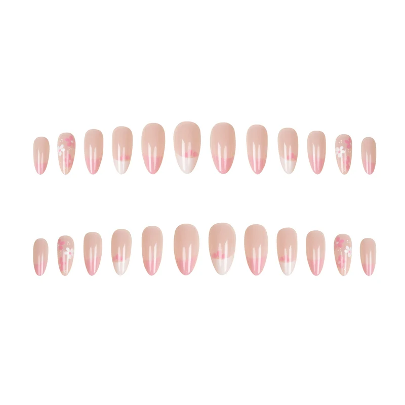 Künstlerische florale Nagelspitzen