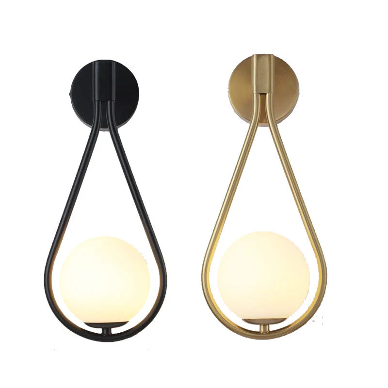 Moderne Tropfen-Wandlampe