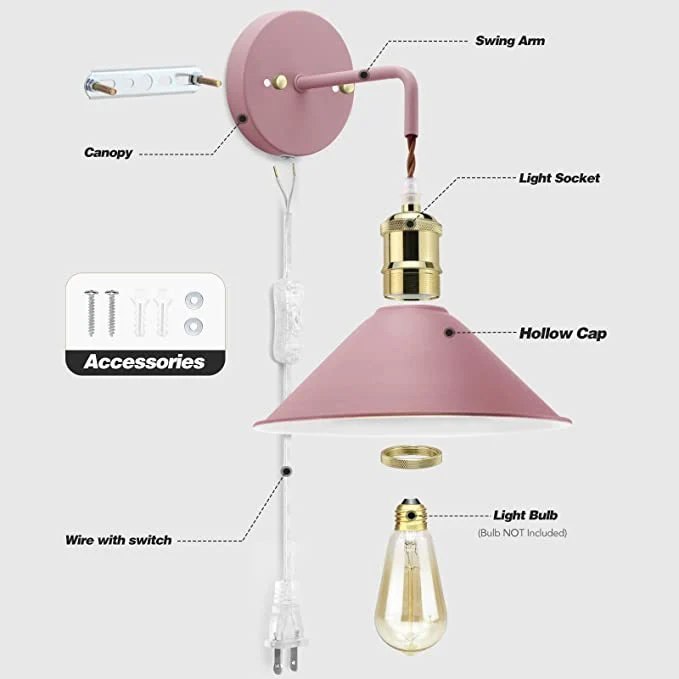 Industrieller Stil Wandlampe